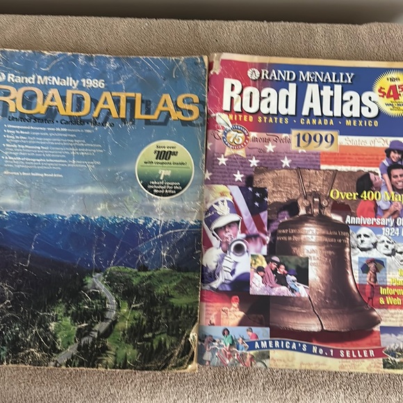 Vintage Rand McNally Road Atlases & State Road Maps - Picture 2 of 11